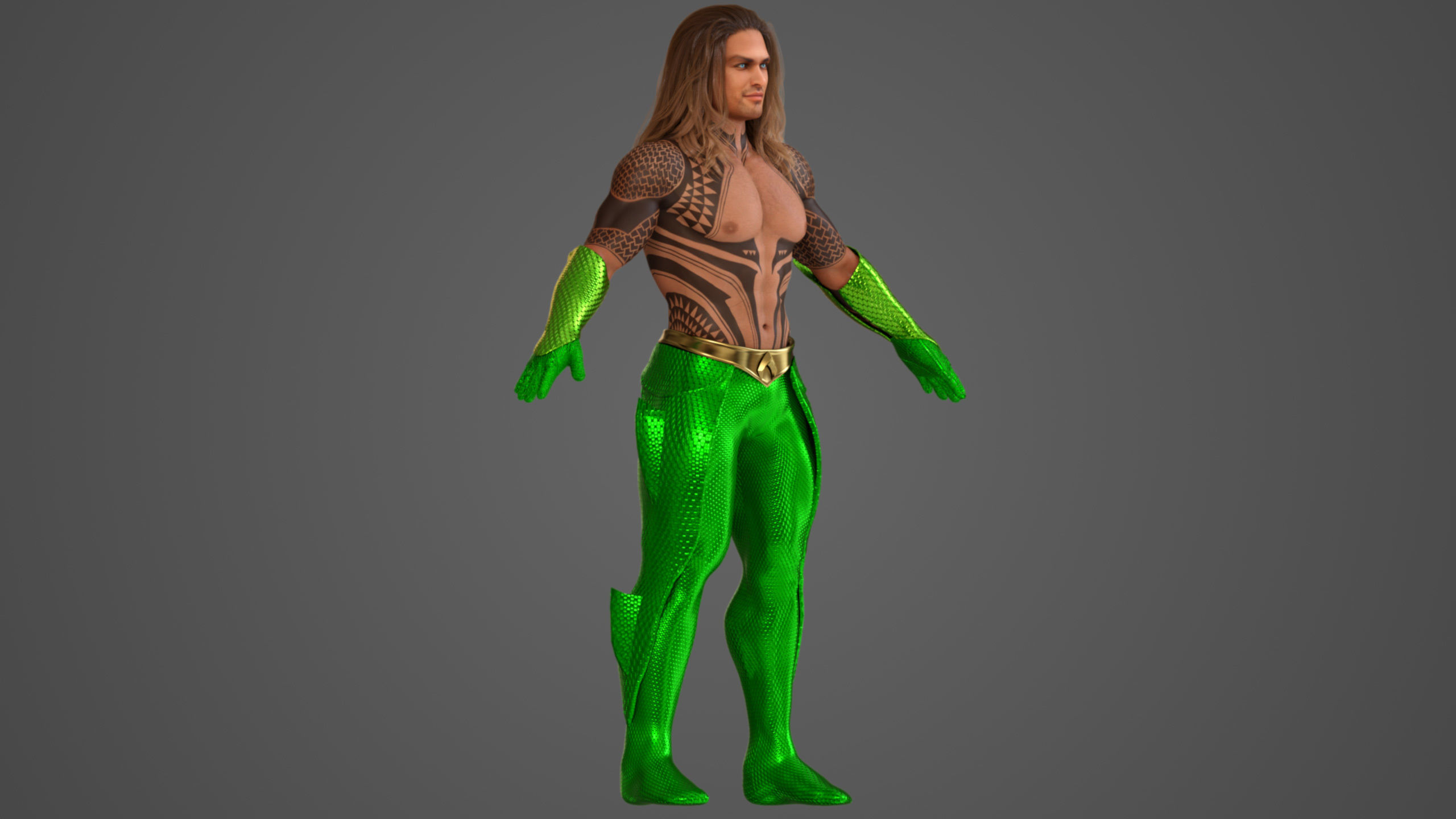 Aquaman 3D model_11