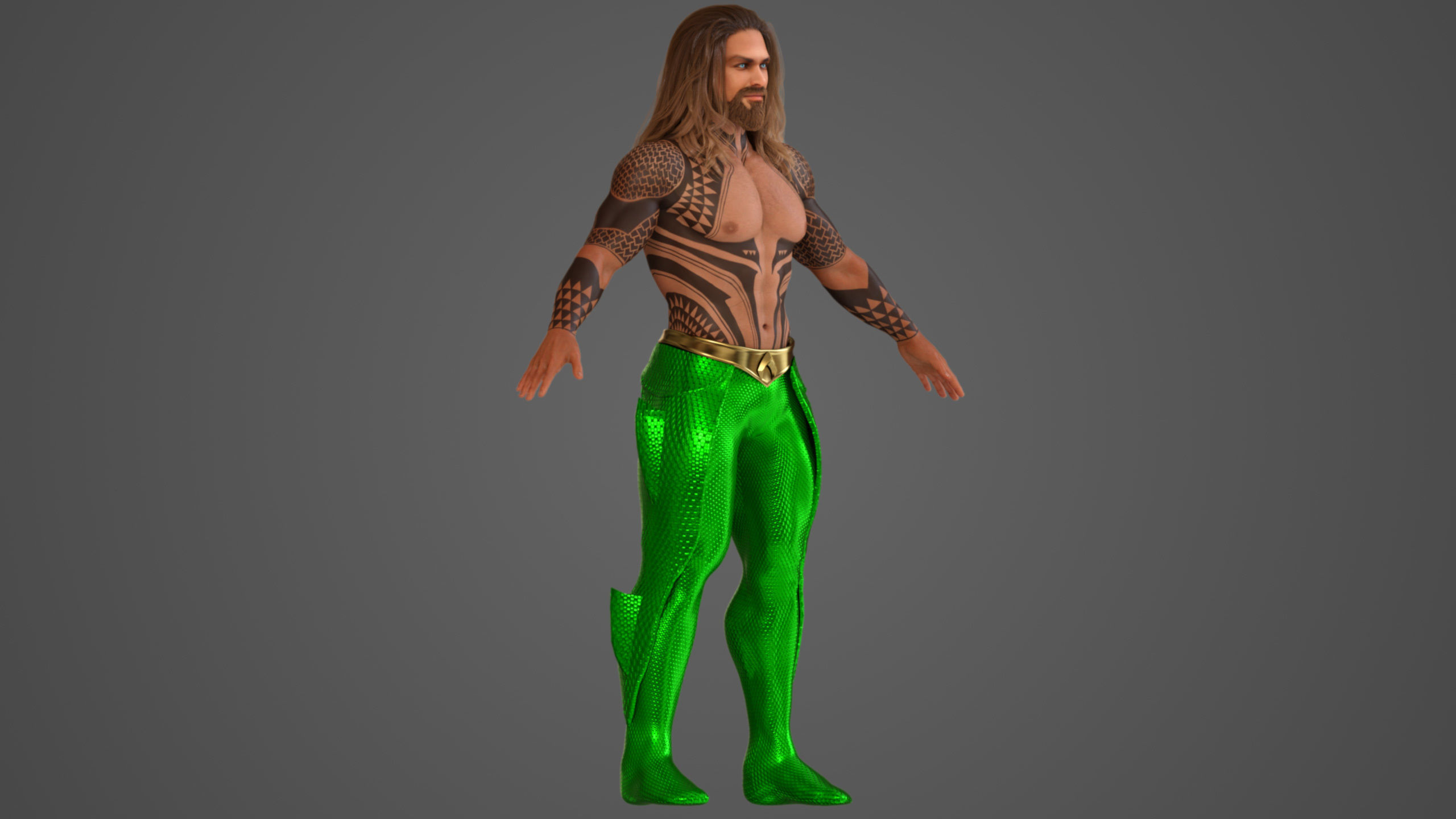 Aquaman 3D model_14