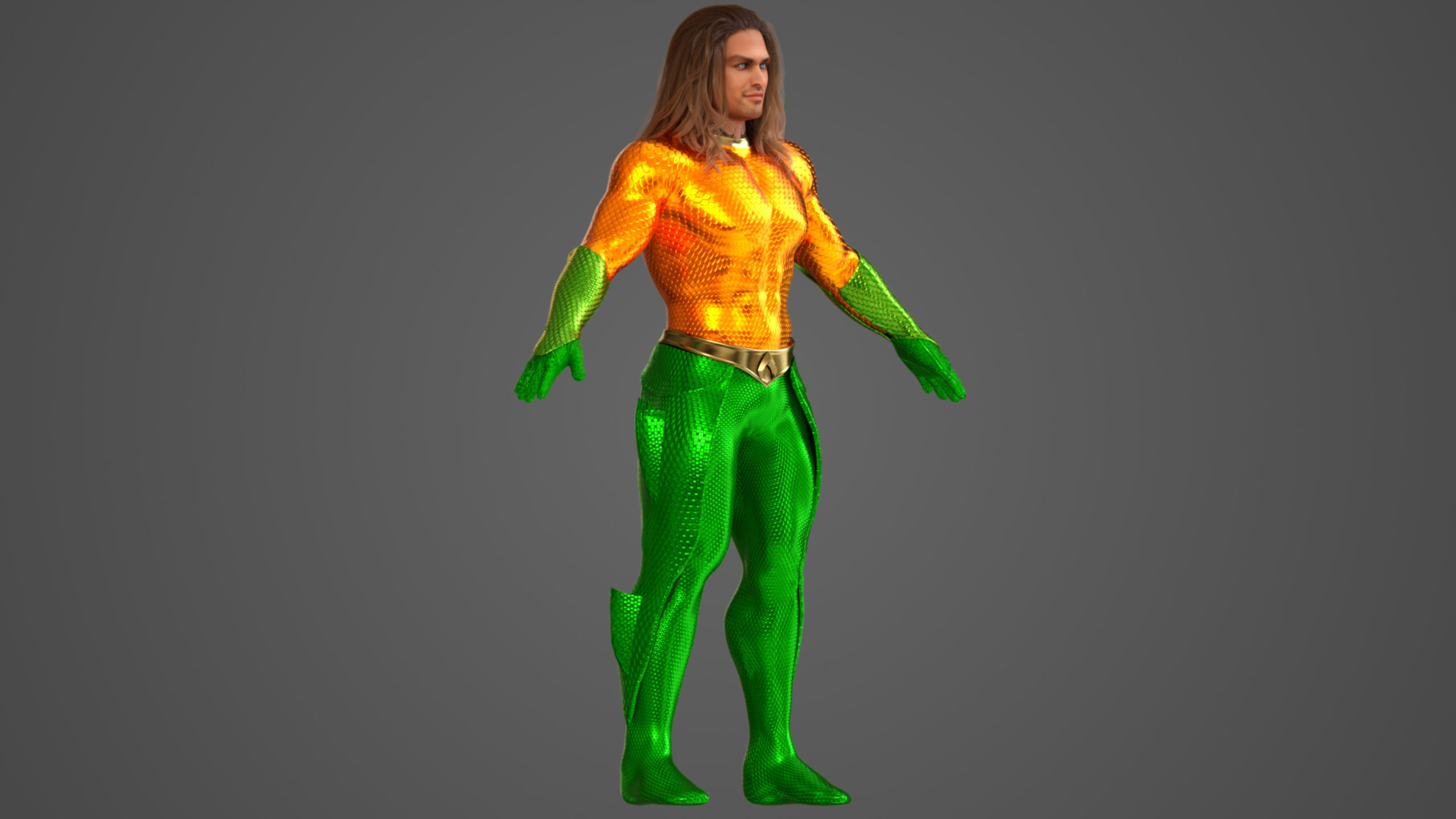 Aquaman 3D model_10