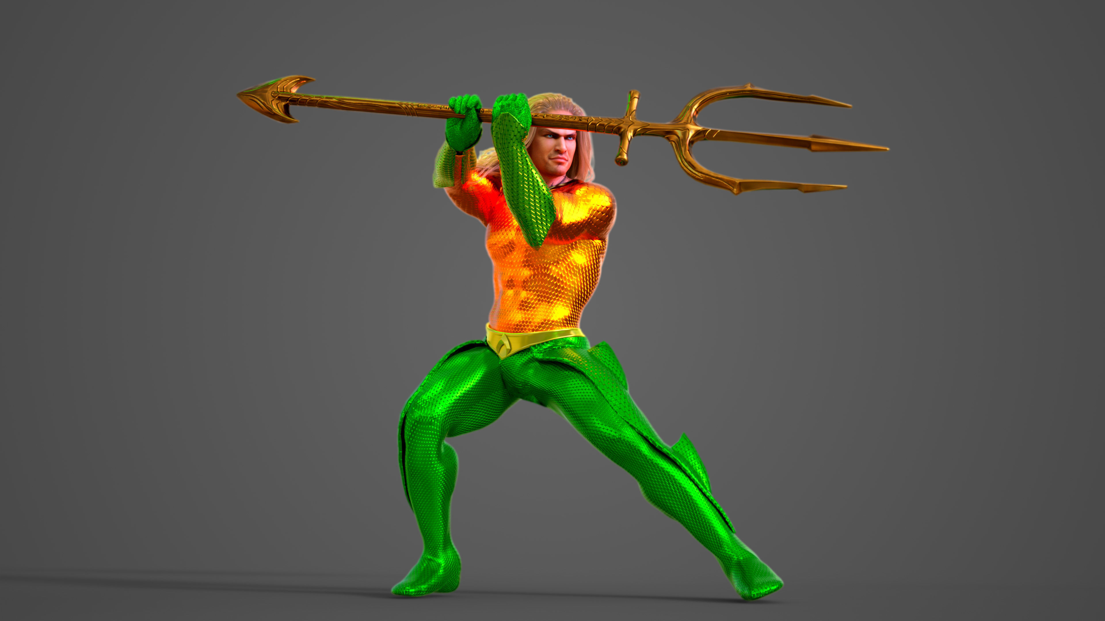 Aquaman 3D model_2