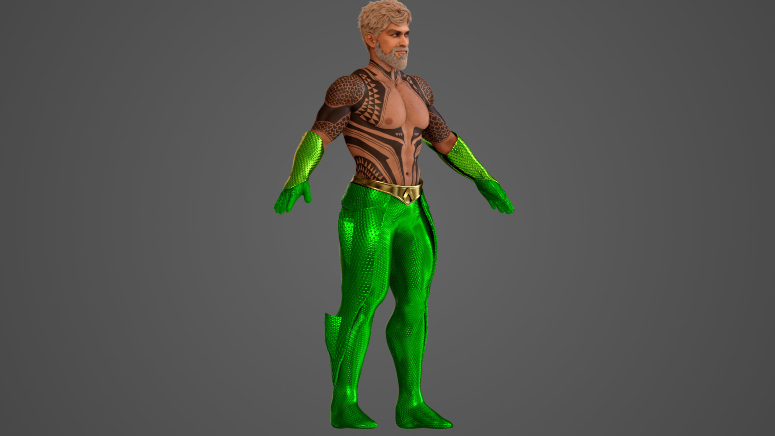 Aquaman 3D model_16