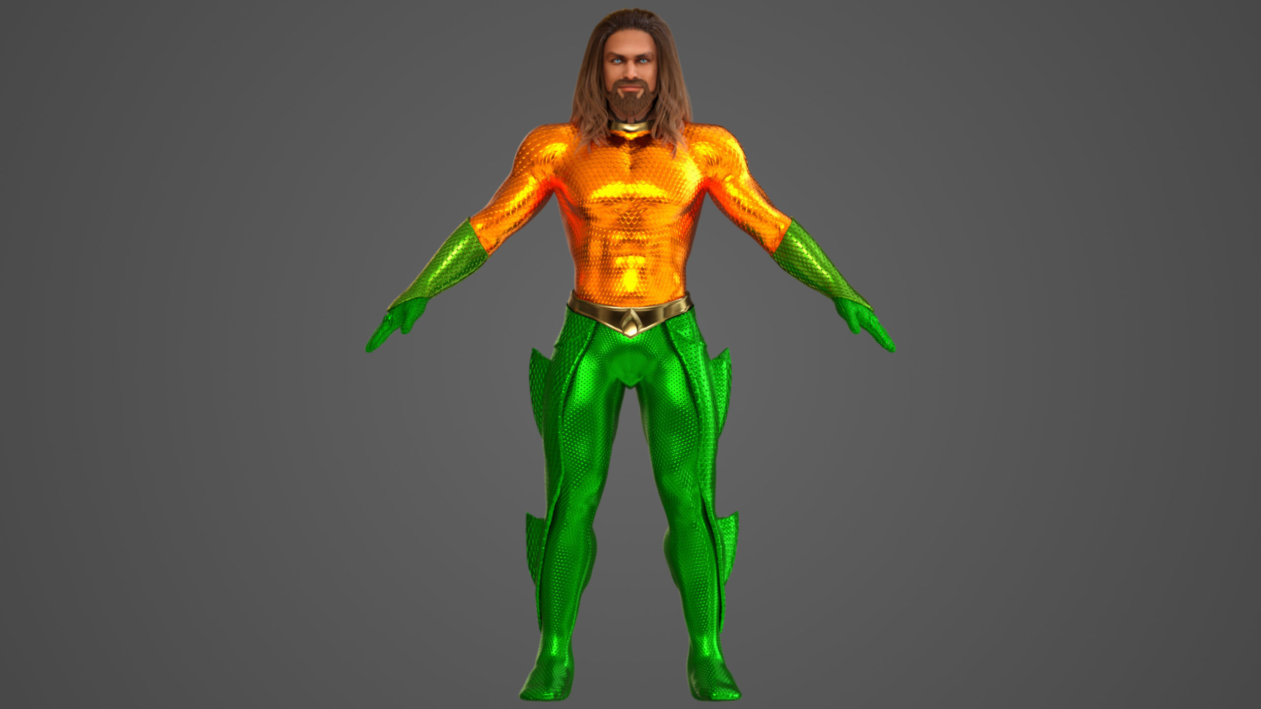 Aquaman 3D model_7