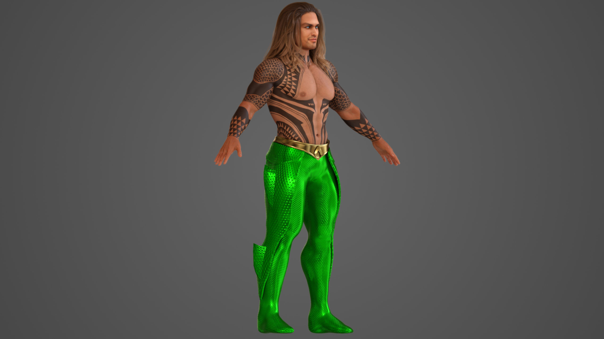 Aquaman 3D model_12