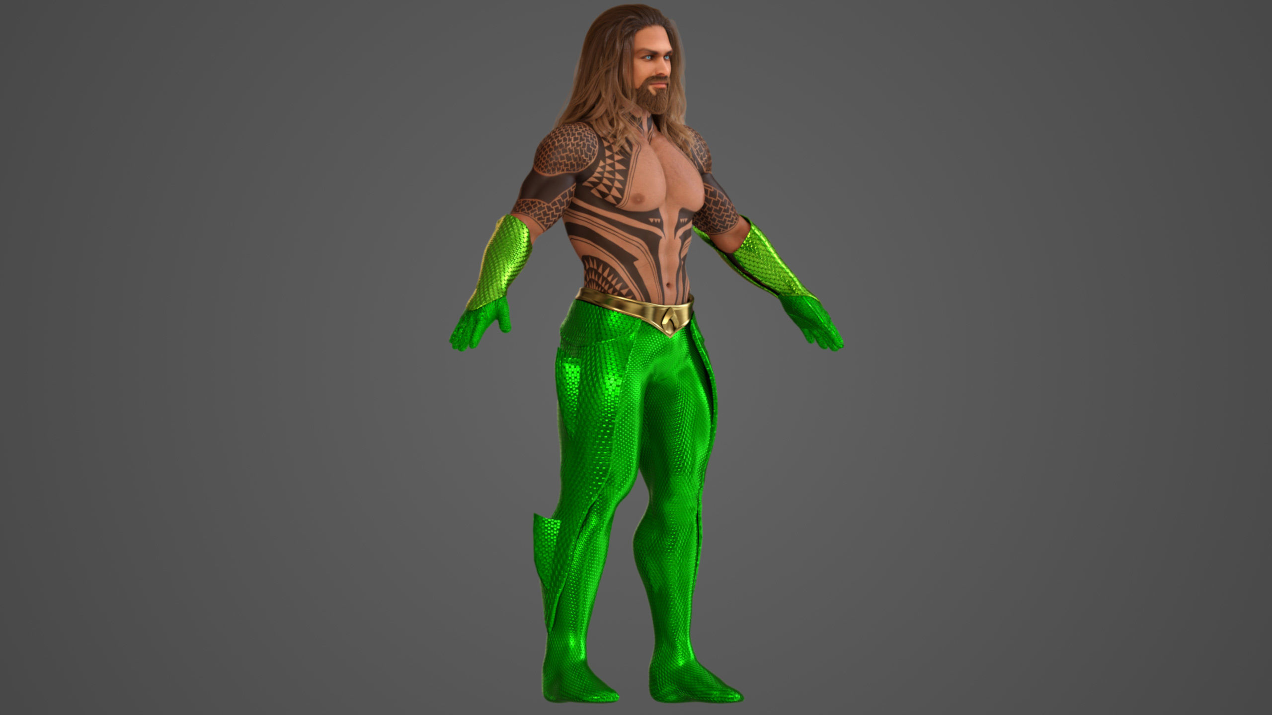 Aquaman 3D model_13