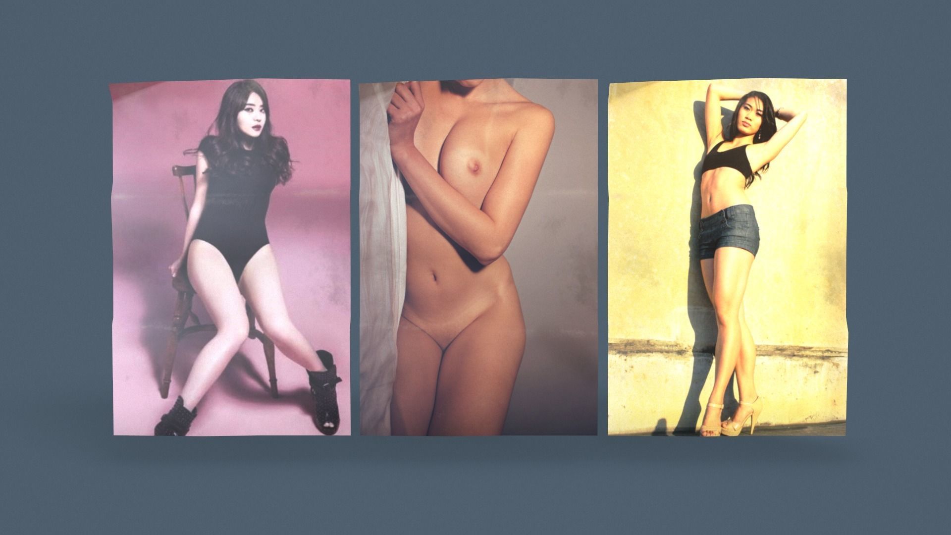 Posters Common Enviroment Assets Low-poly 3D model_2