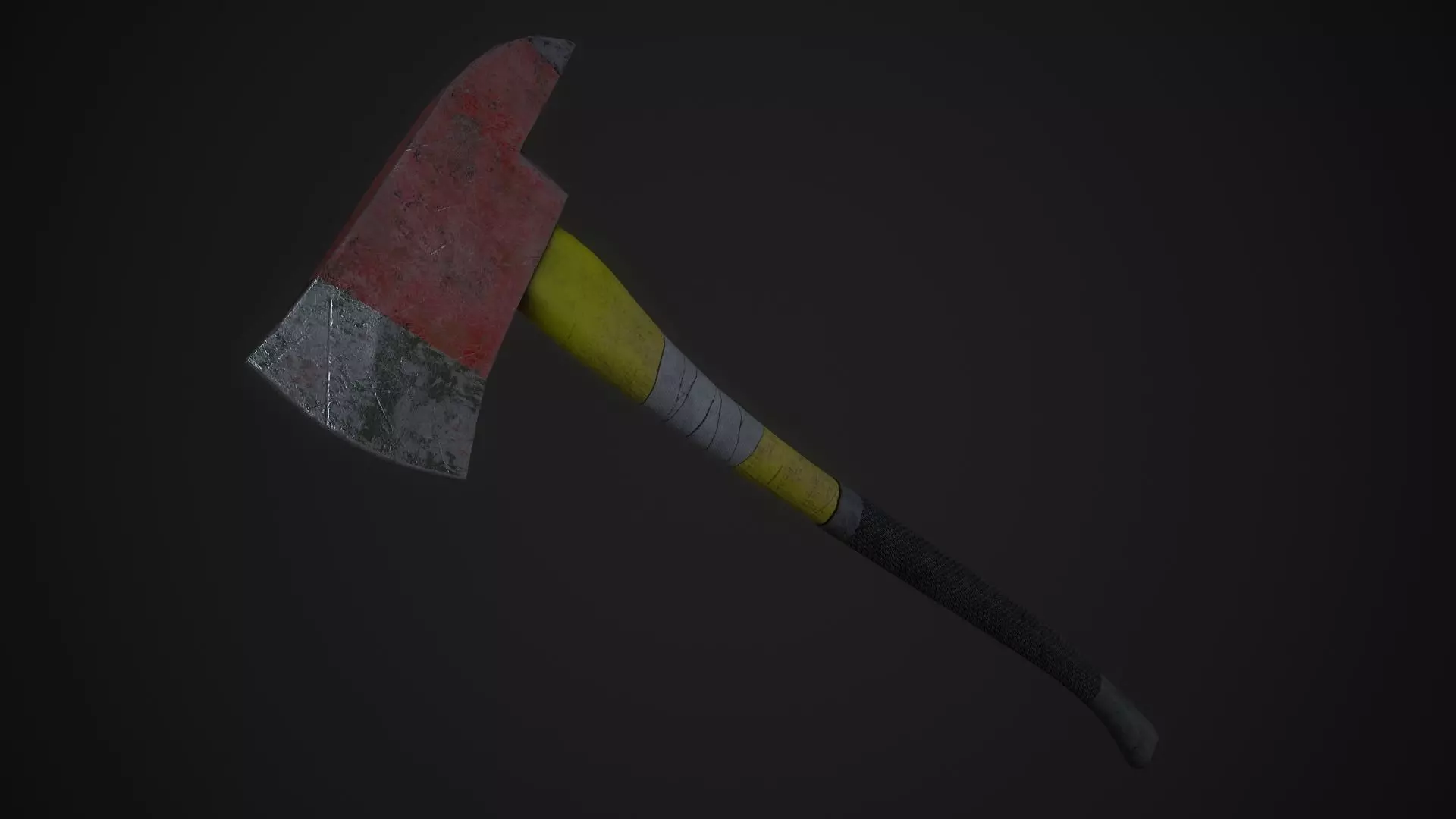 Fire Axe Low-poly 3D model