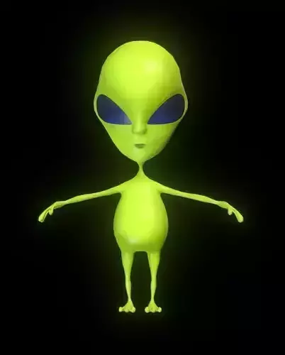 Alien Cartoon Character