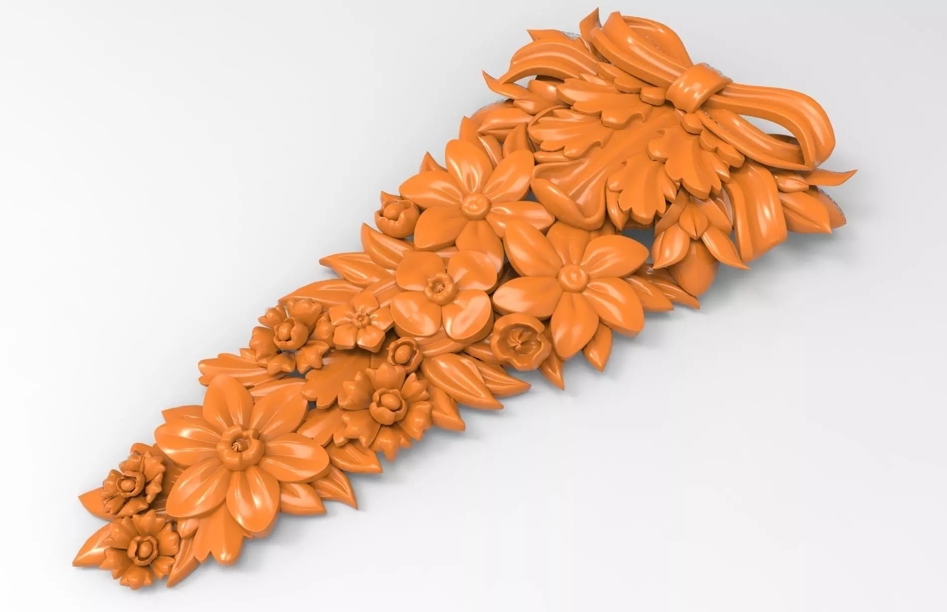 Carved decor CNC 3D print model  3D print model_0