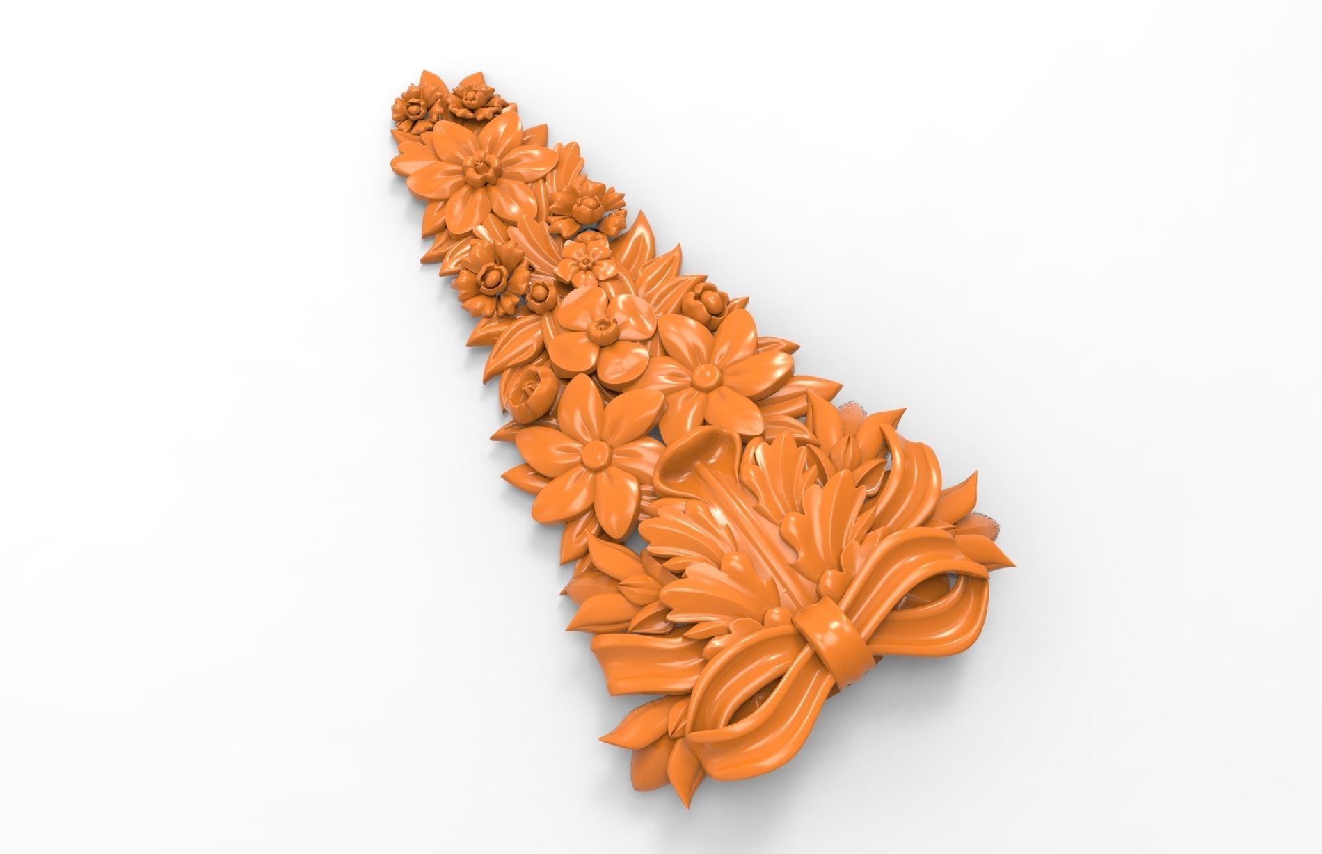 Carved decor CNC 3D print model  3D print model_1