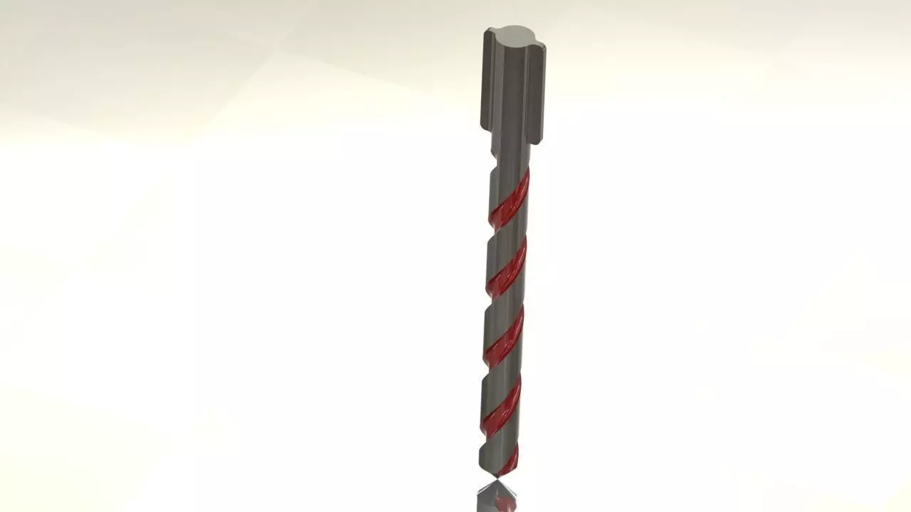 6 mm drill Free 3D model_0