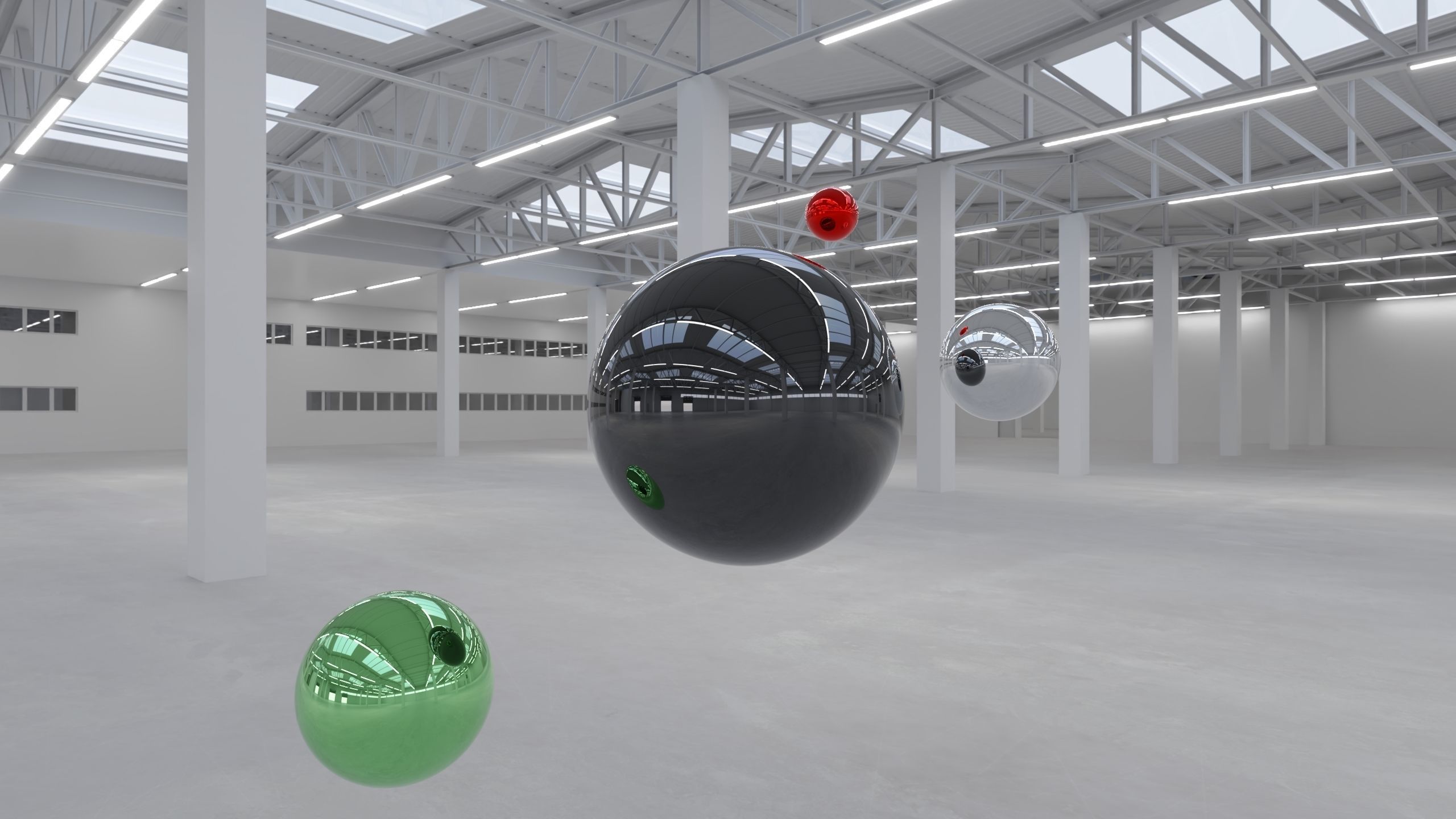 HDRI - Industrial Warehouse Interior 2 - 16384x8192 Texture_9