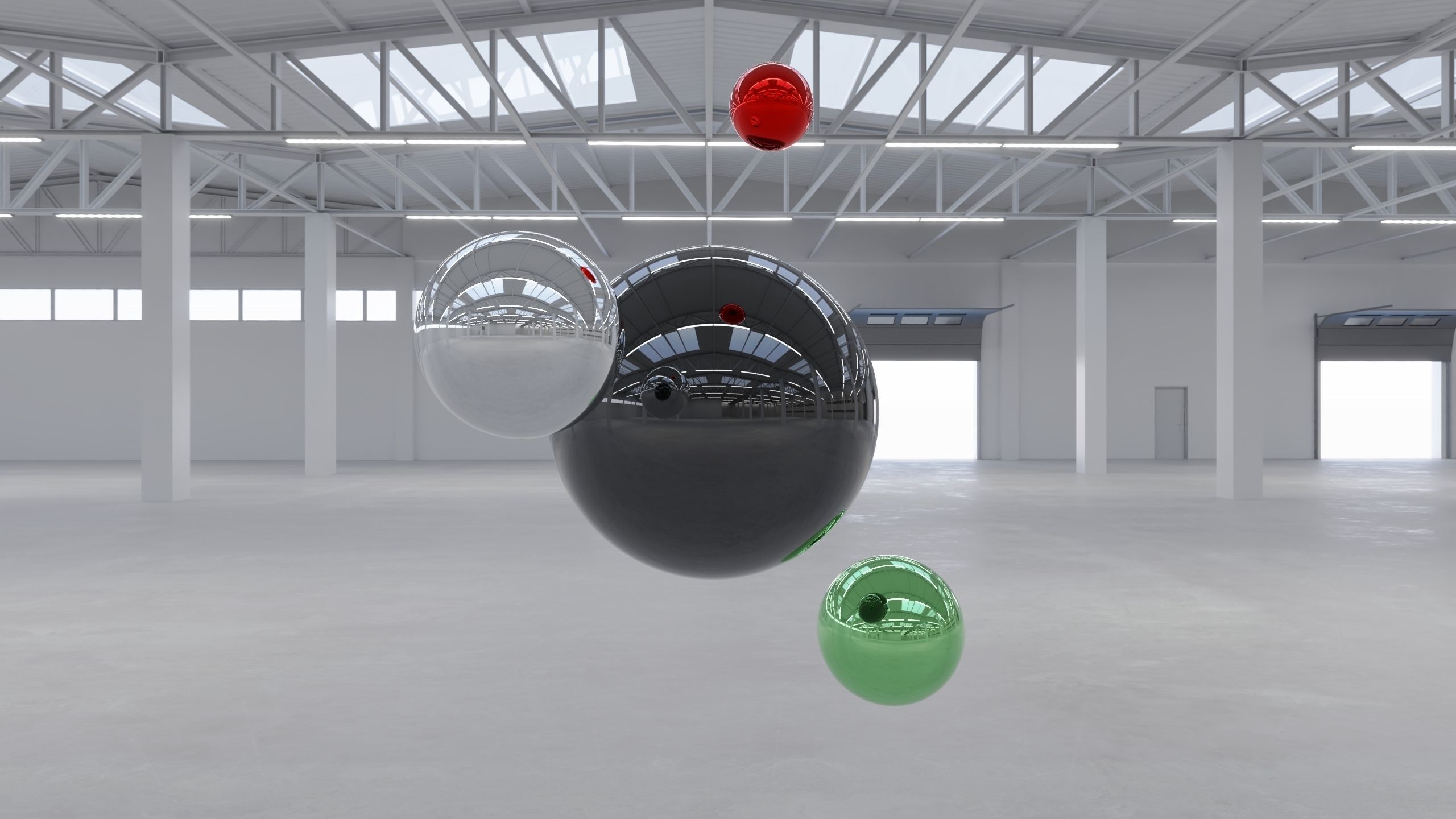 HDRI - Industrial Warehouse Interior 2 - 16384x8192 Texture_4