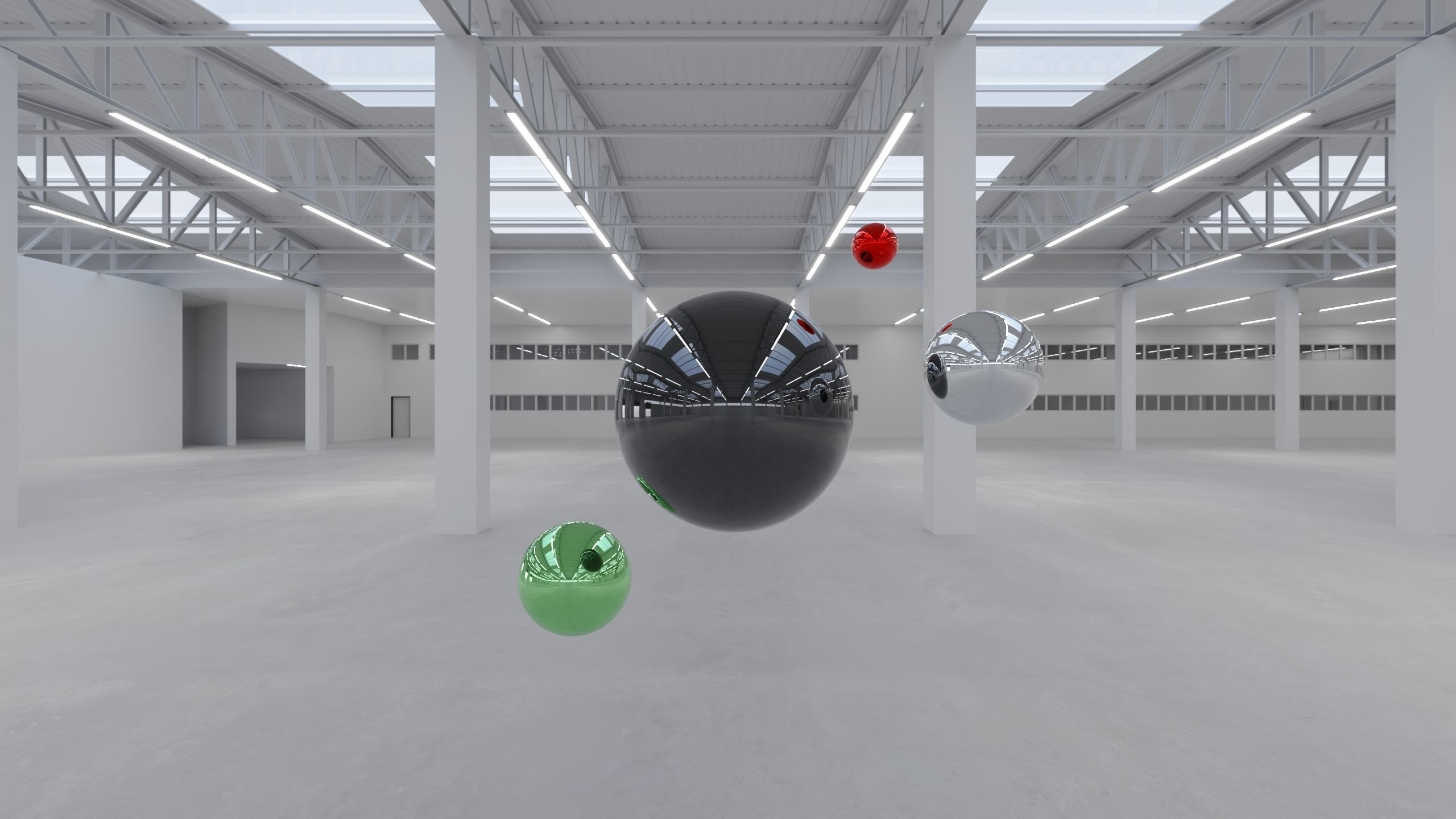 HDRI - Industrial Warehouse Interior 2 - 16384x8192 Texture_2