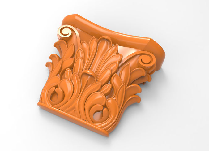 Carved CNC 3D print model 3D print model
