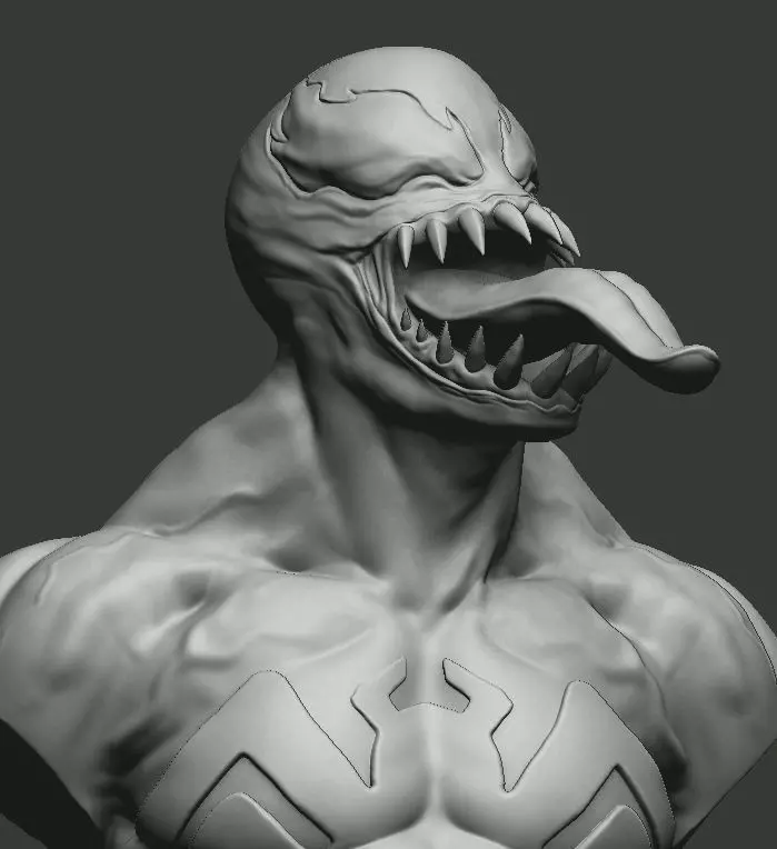 Venom Bust Free 3D print model