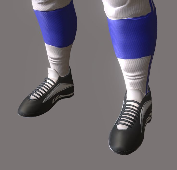 American Footballer Low-poly 3D model_11