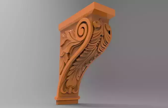 Carved CNC 3D print model