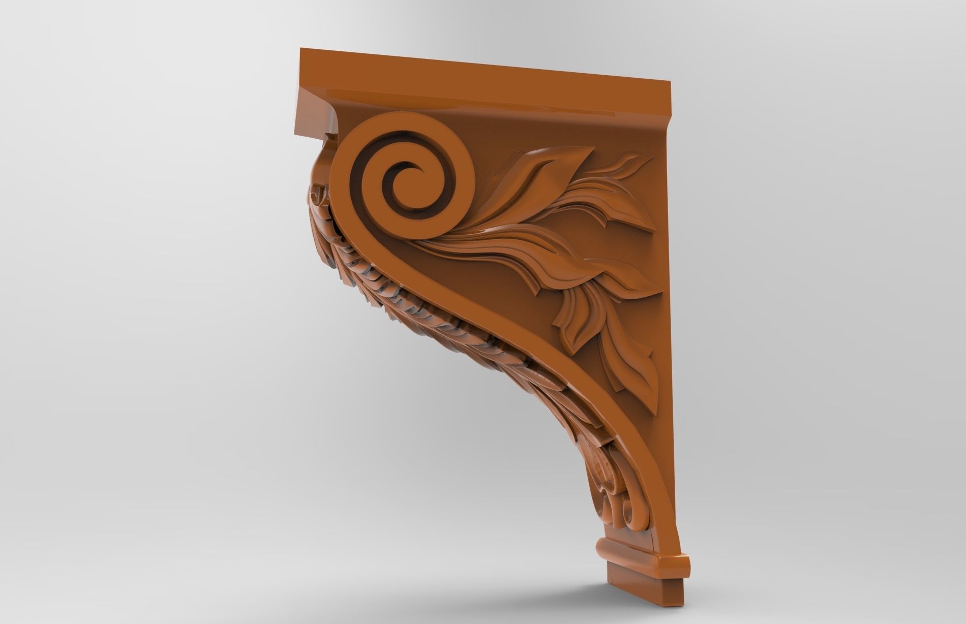 Carved CNC 3D print model 3D print model_3