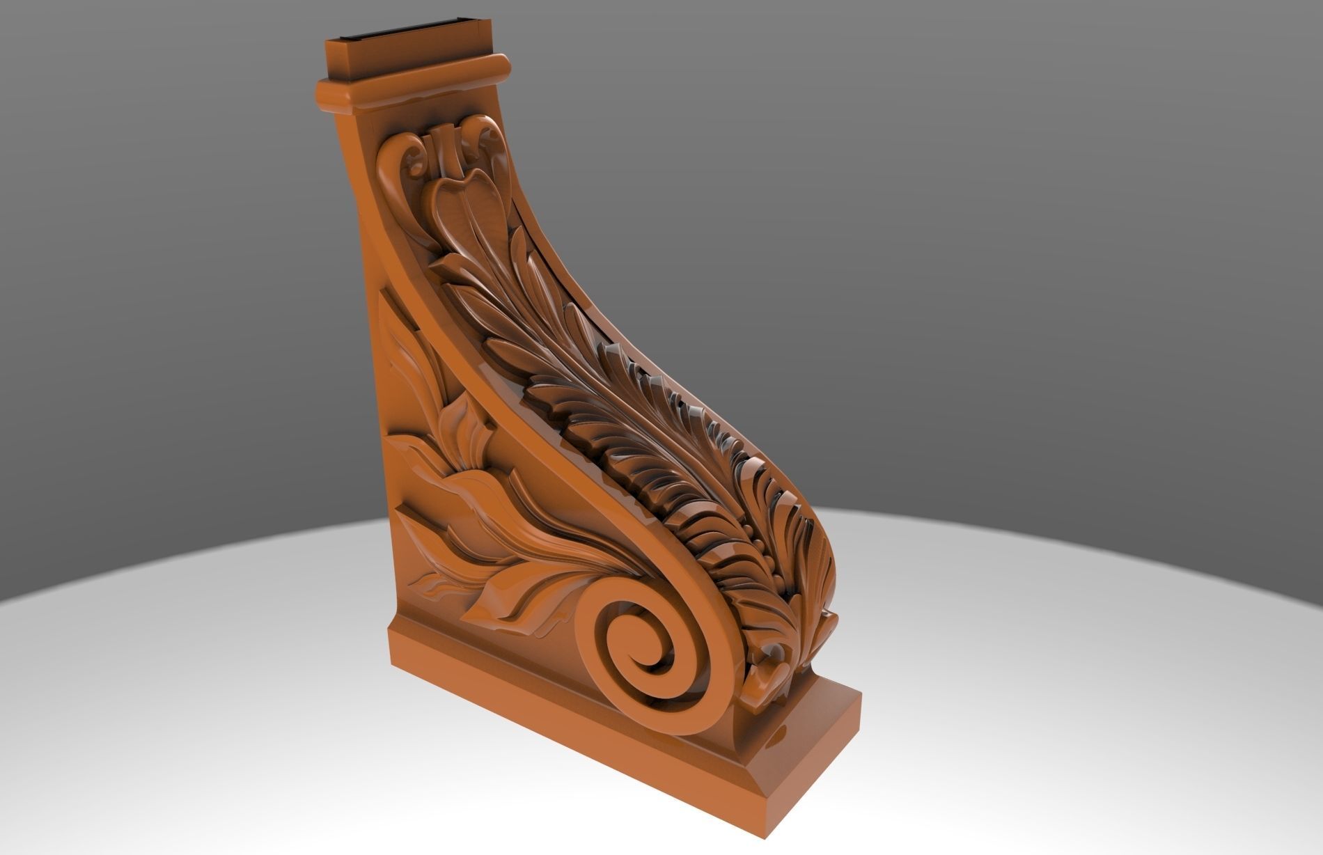 Carved CNC 3D print model 3D print model_1