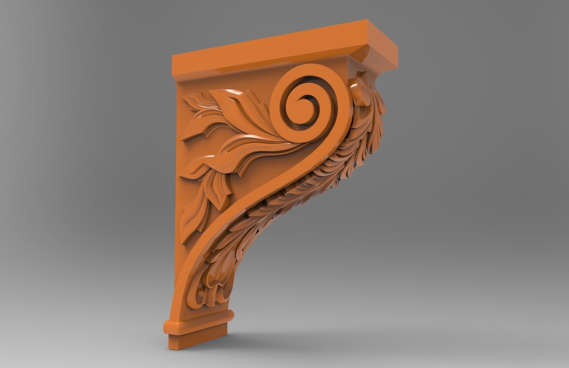 Carved CNC 3D print model 3D print model_2