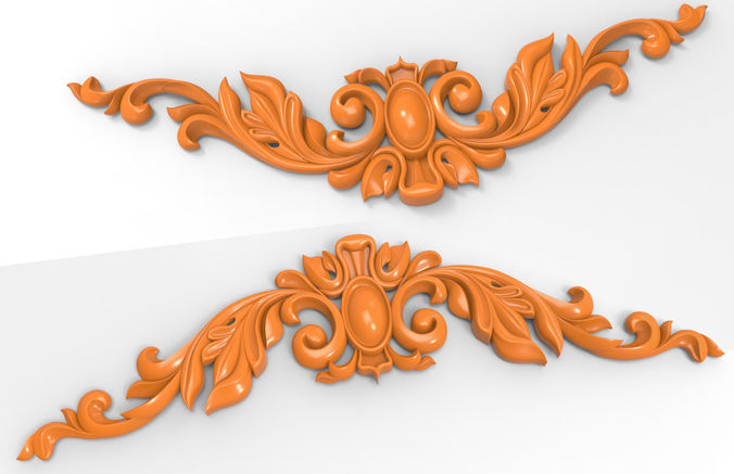 Carved CNC 3D print model 3D print model
