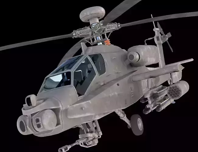 AH-064 Apache longbow 3D model