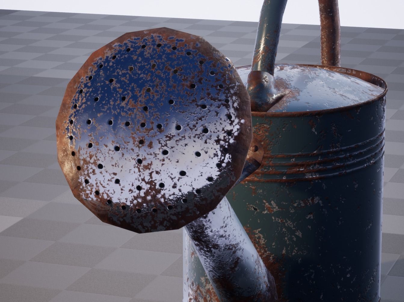 Watering Can UE4-Ready Low-poly 3D model_8