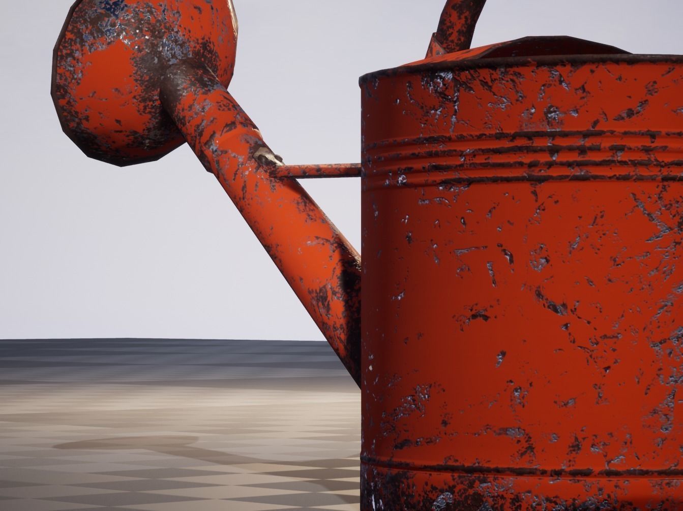 Watering Can UE4-Ready Low-poly 3D model_7