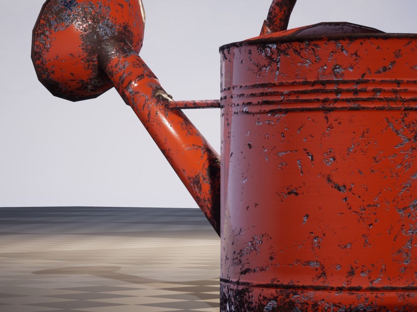 Watering Can UE4-Ready Low-poly 3D model_6