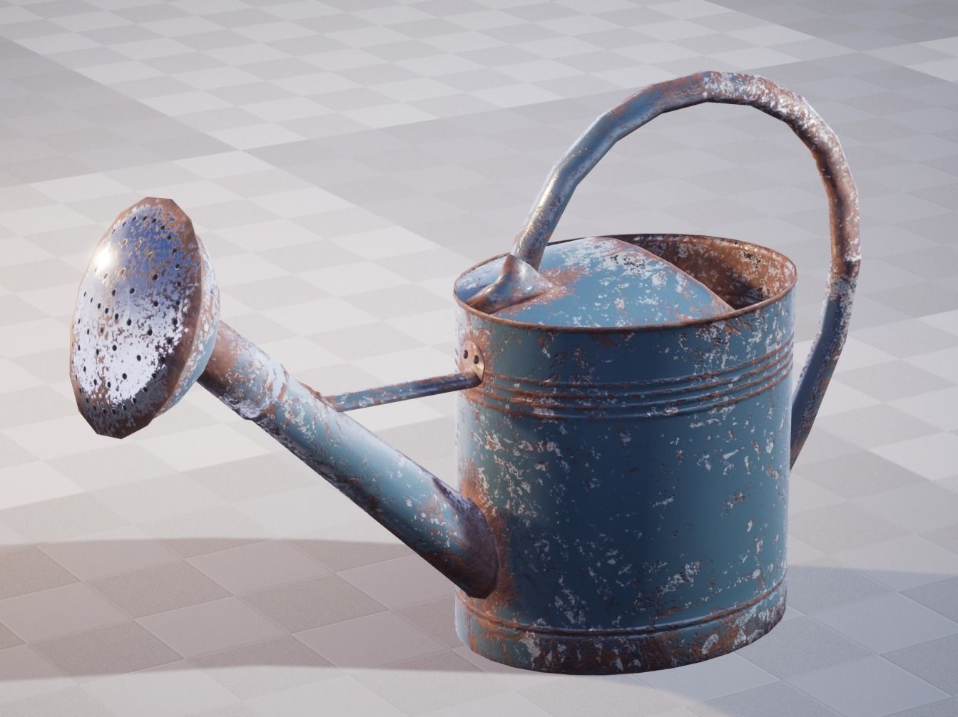 Watering Can UE4-Ready Low-poly 3D model_2