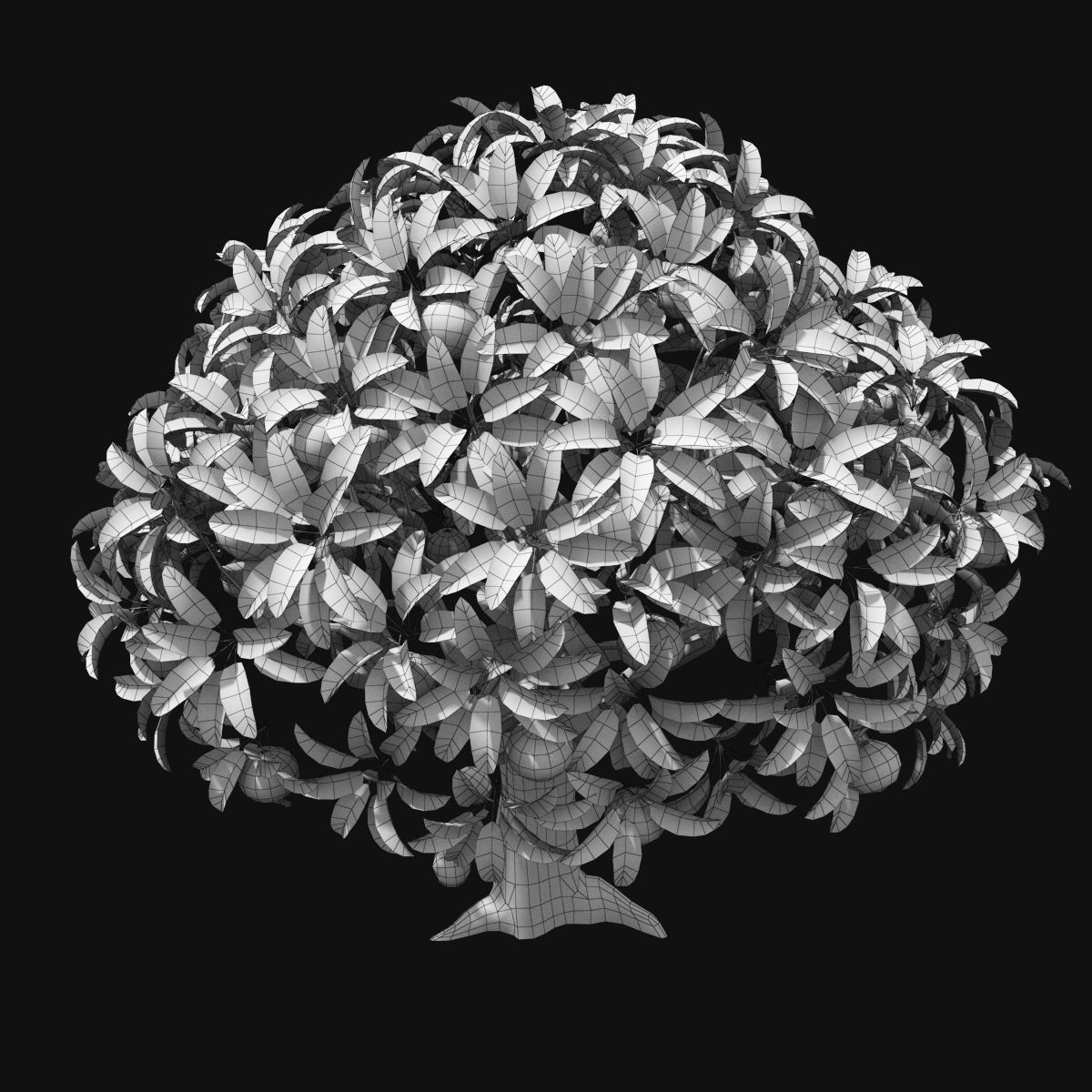 Cartoon Tree Pack Low-poly 3D model_28