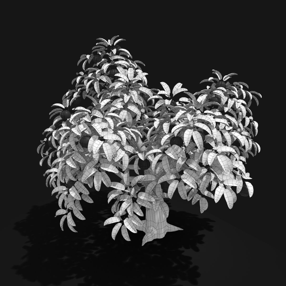 Cartoon Tree Pack Low-poly 3D model_38