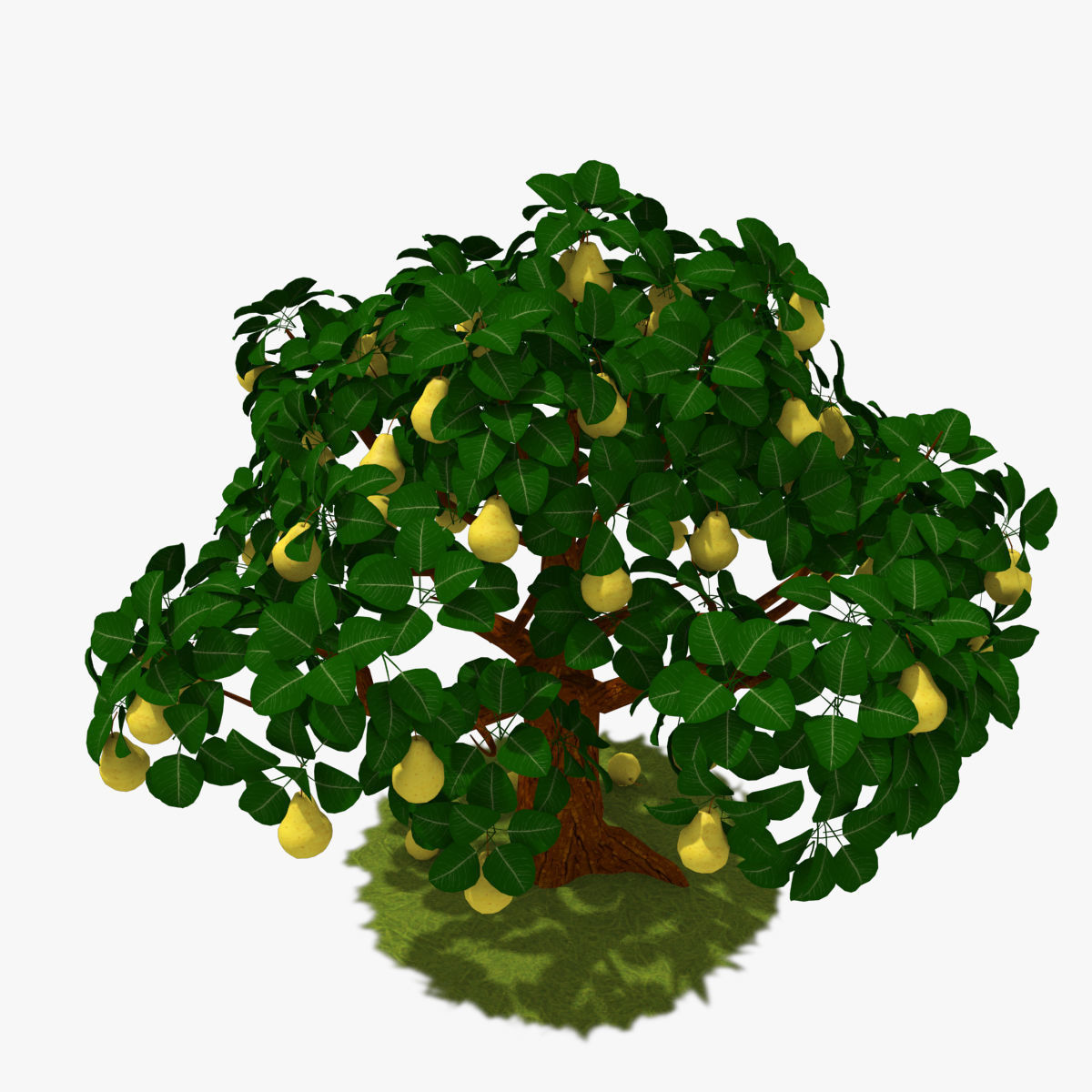 Cartoon Tree Pack Low-poly 3D model_42