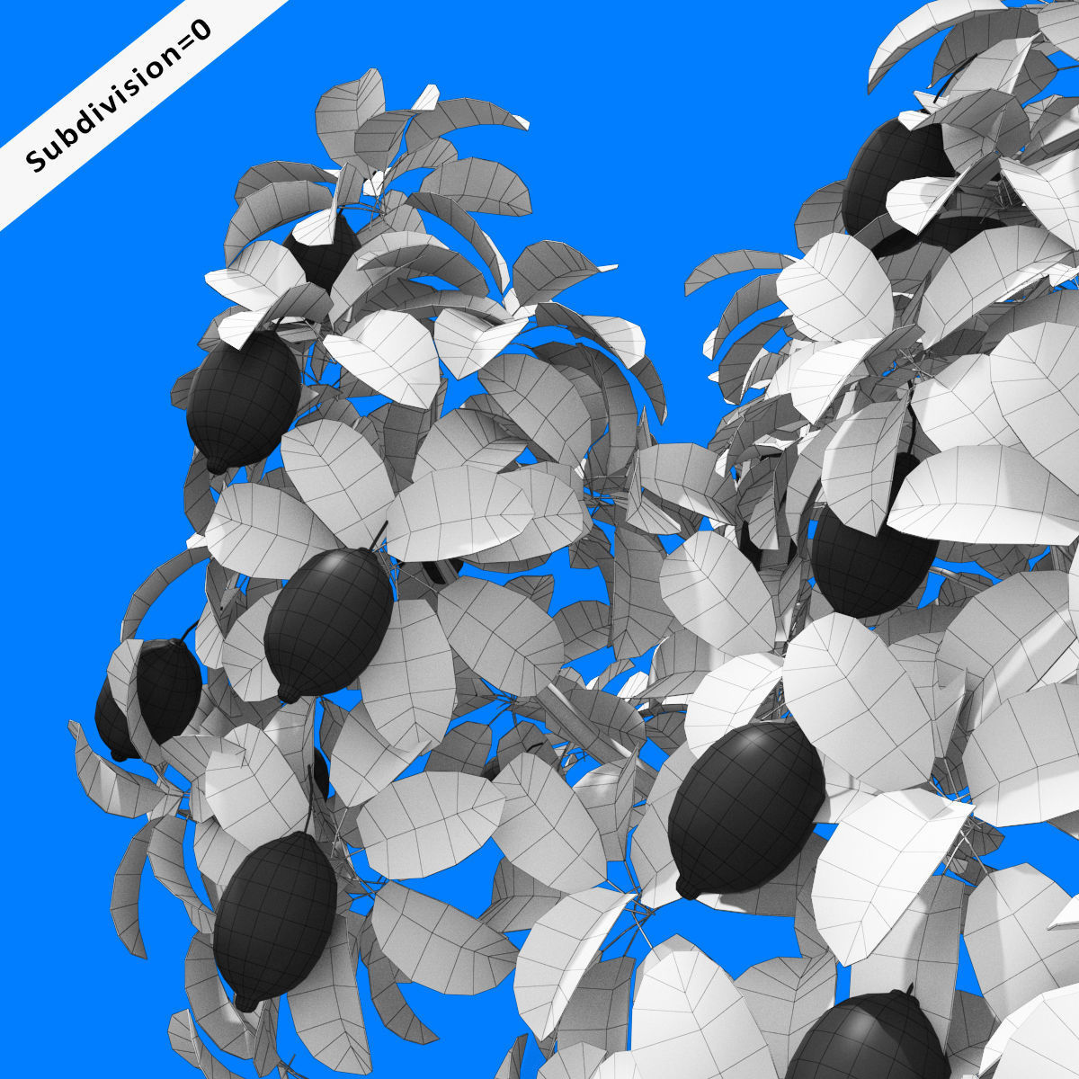 Cartoon Tree Pack Low-poly 3D model_20