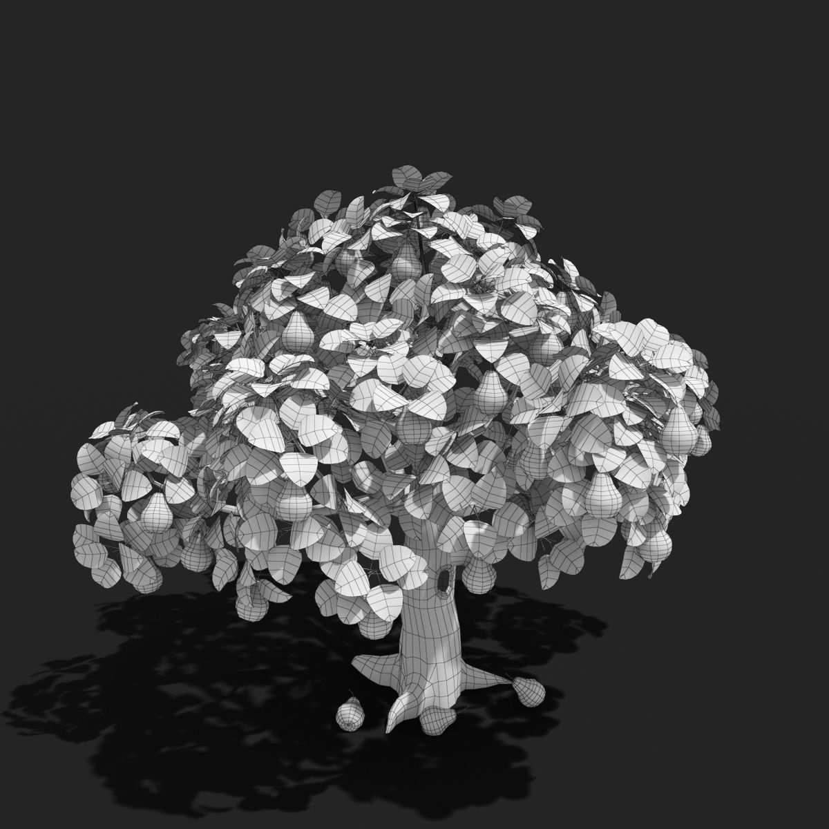 Cartoon Tree Pack Low-poly 3D model_47