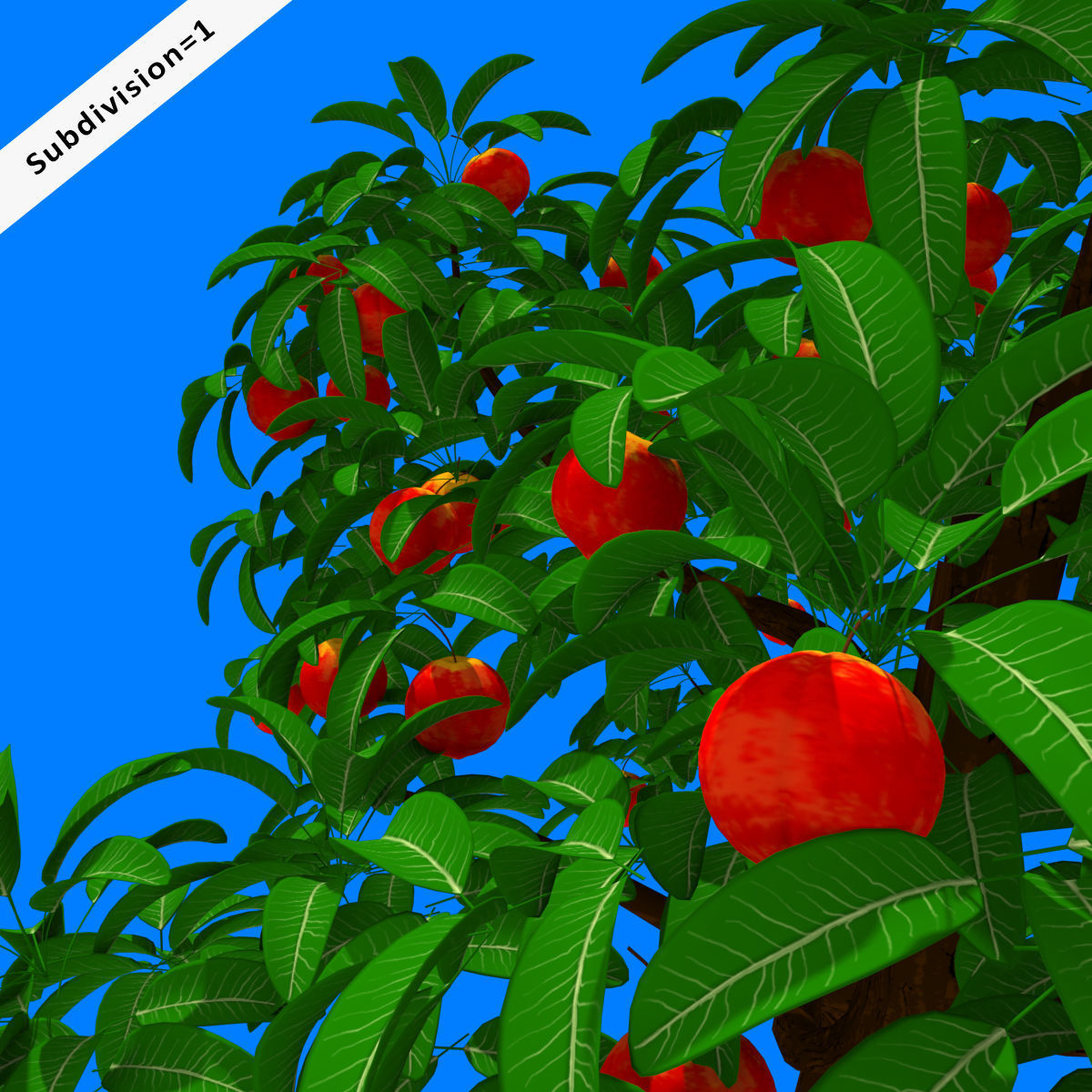 Cartoon Tree Pack Low-poly 3D model_35