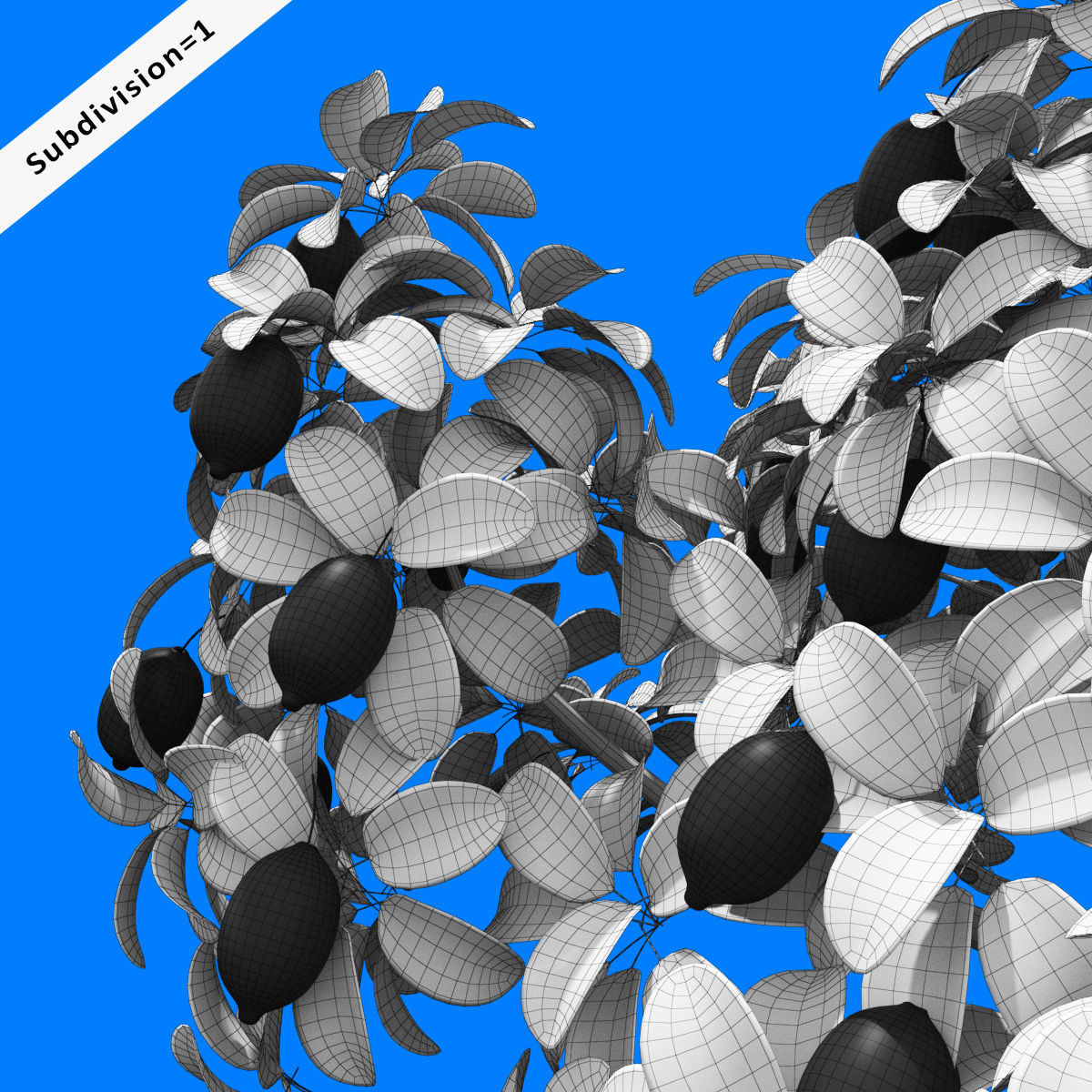 Cartoon Tree Pack Low-poly 3D model_19