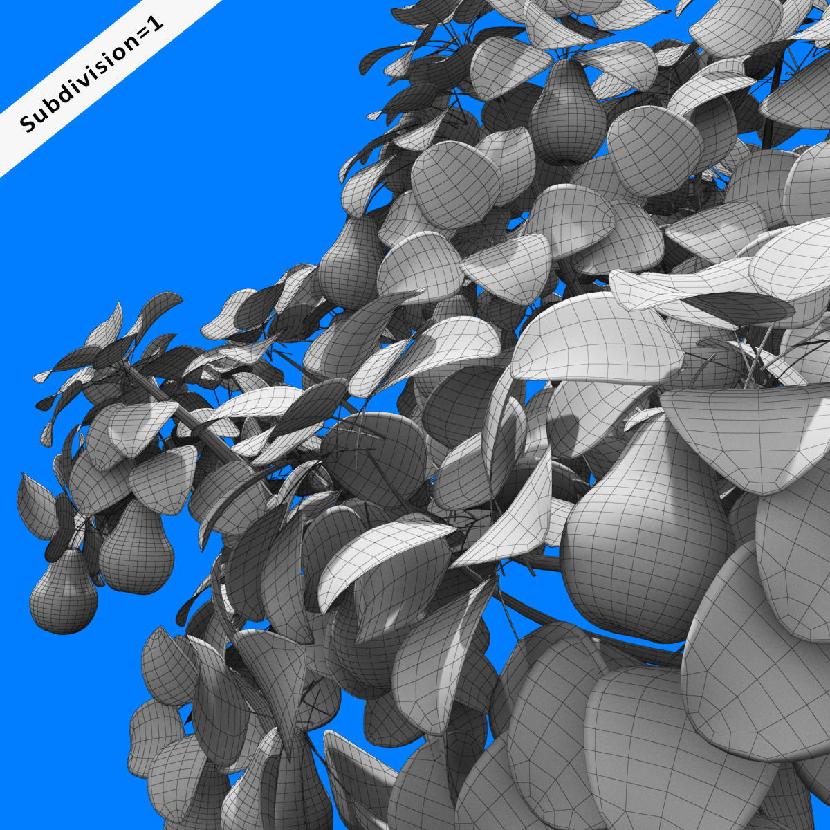 Cartoon Tree Pack Low-poly 3D model_50