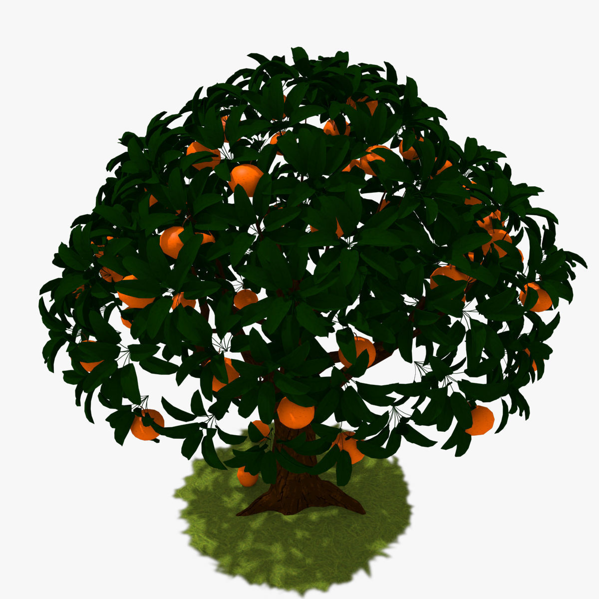Cartoon Tree Pack Low-poly 3D model_22