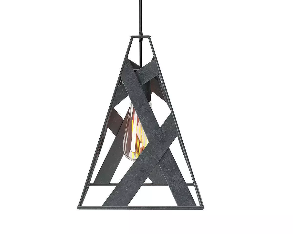 Safari Pendant Light Brushfire Wine Barrel Ring Light 3D model_0