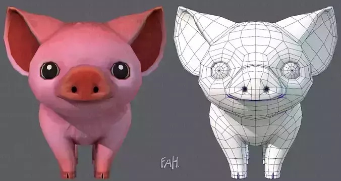 Pig cartoon