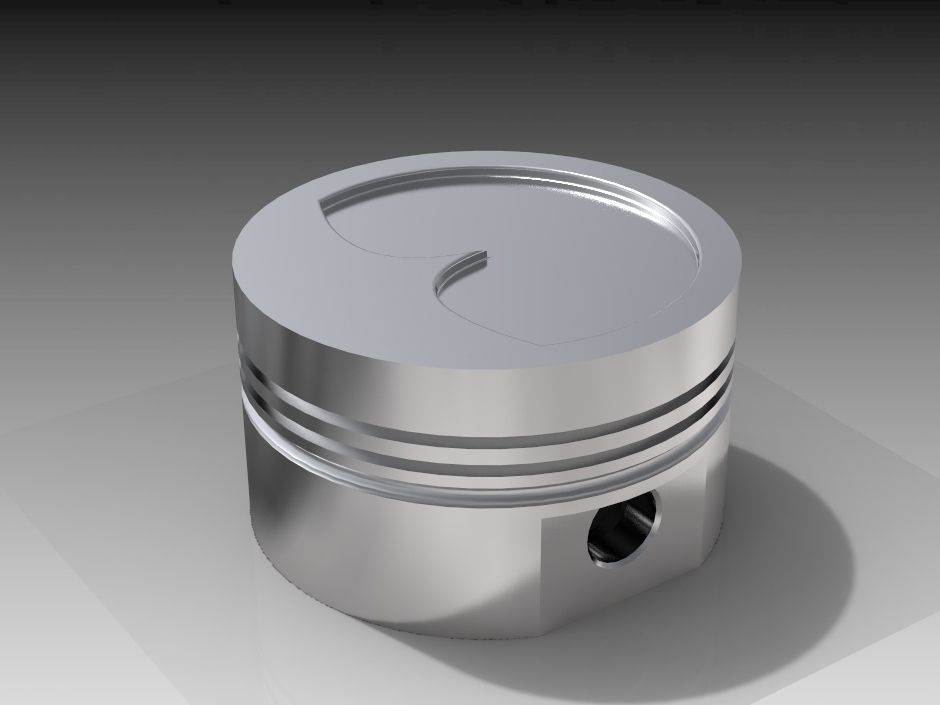 Piston head Free 3D model_4