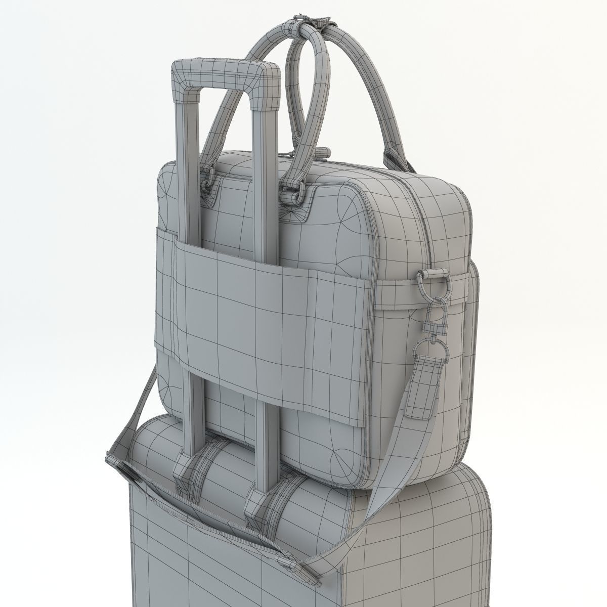 Louis Vuitton Pegase and Icare Monogram 3D model_12