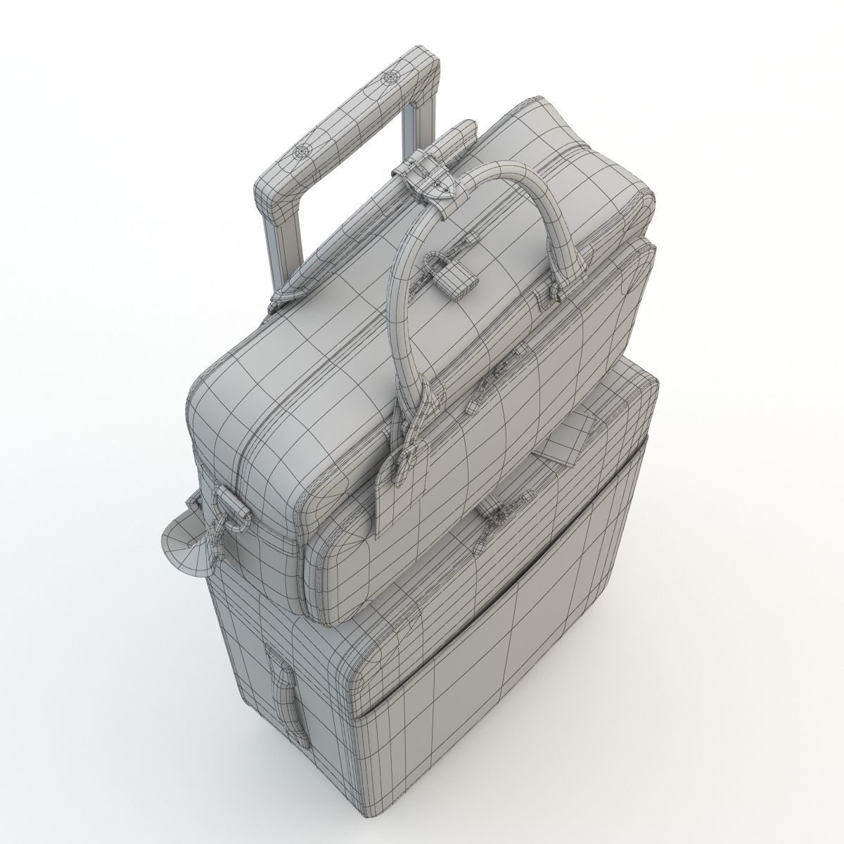 Louis Vuitton Pegase and Icare Monogram 3D model_11