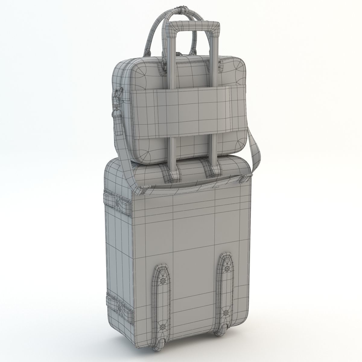 Louis Vuitton Pegase and Icare Monogram 3D model_10