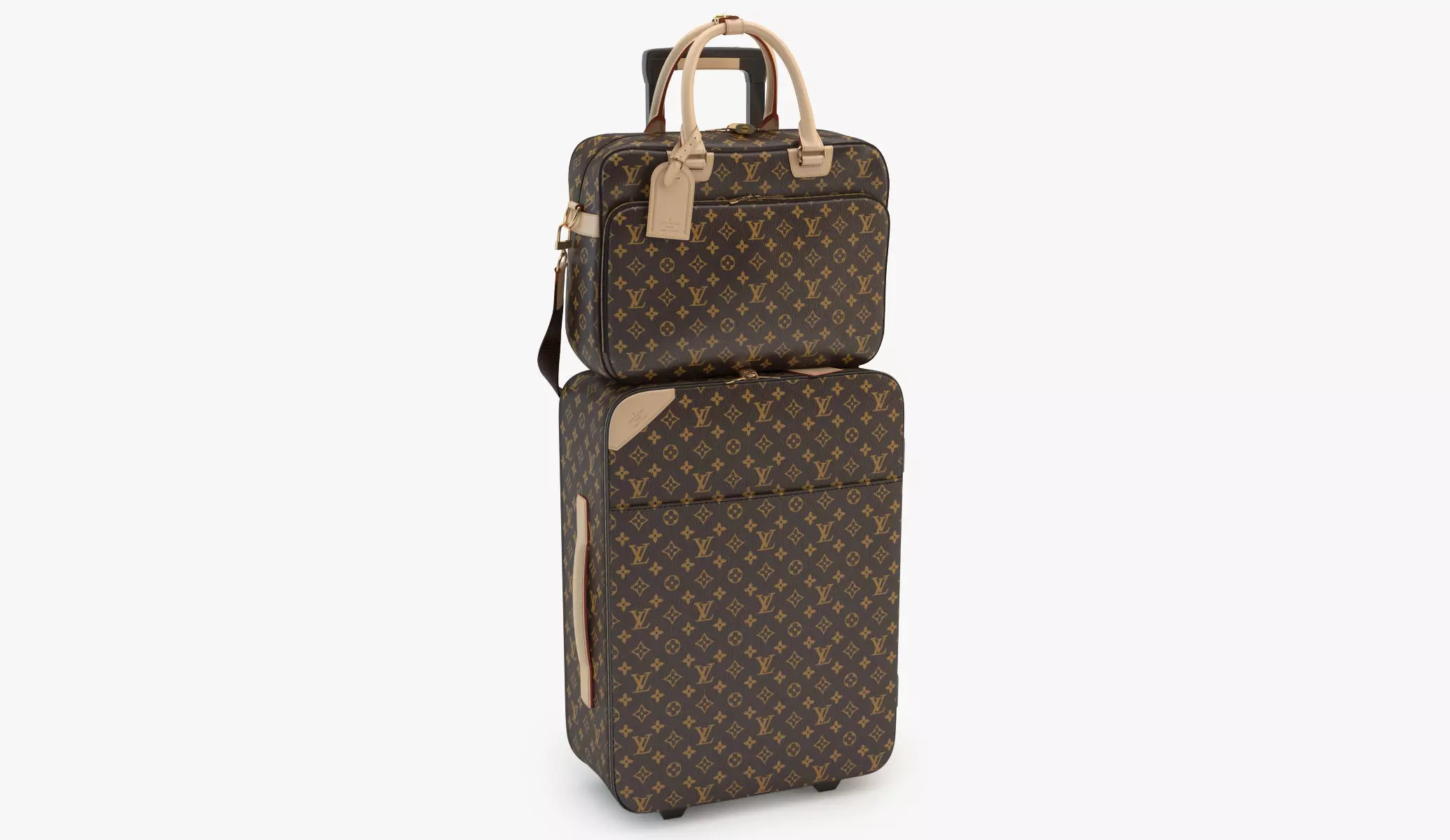 Louis Vuitton Pegase and Icare Monogram 3D model_0