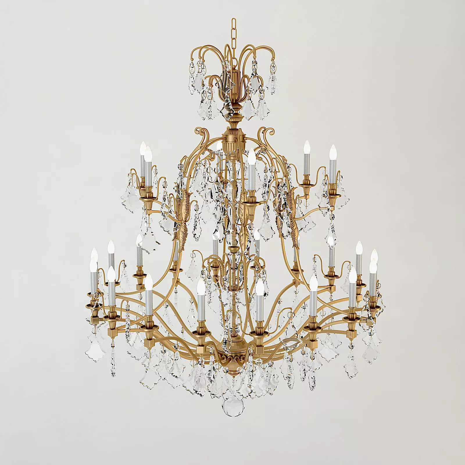 Christopher Hyde Carlton Chandelier 3D model_0