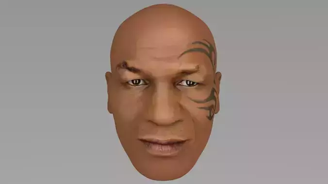 Mike Tyson 3D model