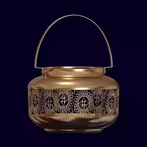 Moroccan ornate candle holder