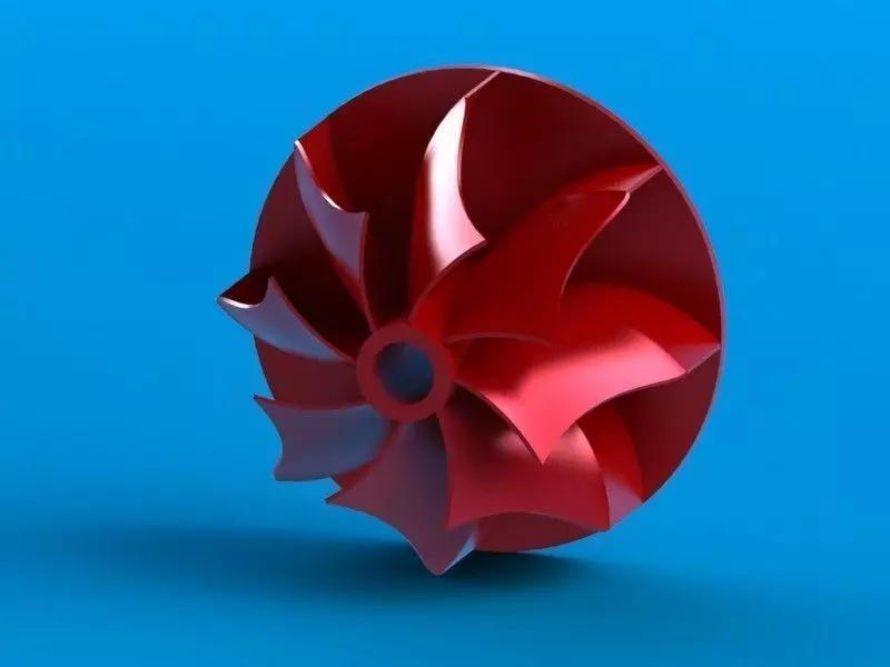Turbo fan Free 3D model